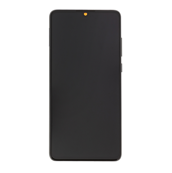 LCD-skärm + beröringsenhet + framsida Huawei P30 - Svart (Service Pack)