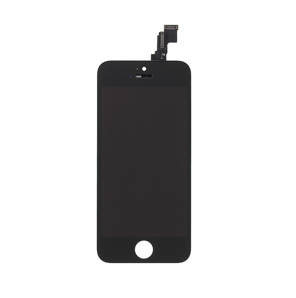 LCD-skärm Touch Unit iPhone 5S - Svart Klass A