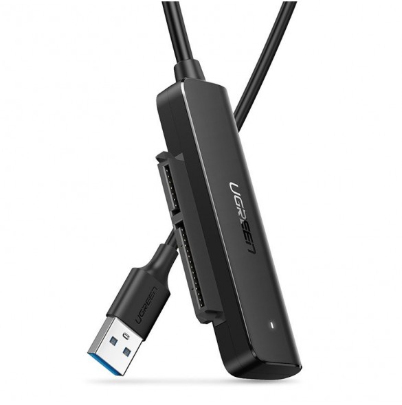 Ugreen adapter 2.5 '' SATA III 3.0 HDD SSD - USB 3.2 Gen 1 (SuperSpeed USB 5 Gbps) adapter - Black (70609CM321)