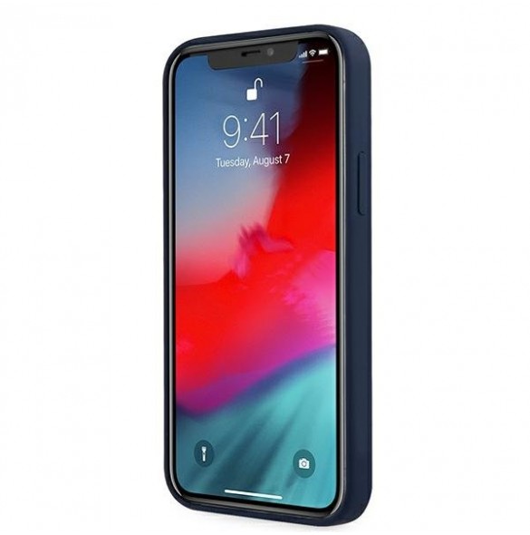 Blå och mycket snyggt fodral iPhone 12/12 Pro.