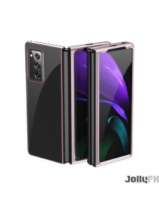 Rosa och väldigt snyggt skal Samsung Galaxy Z Fold 2 5G.