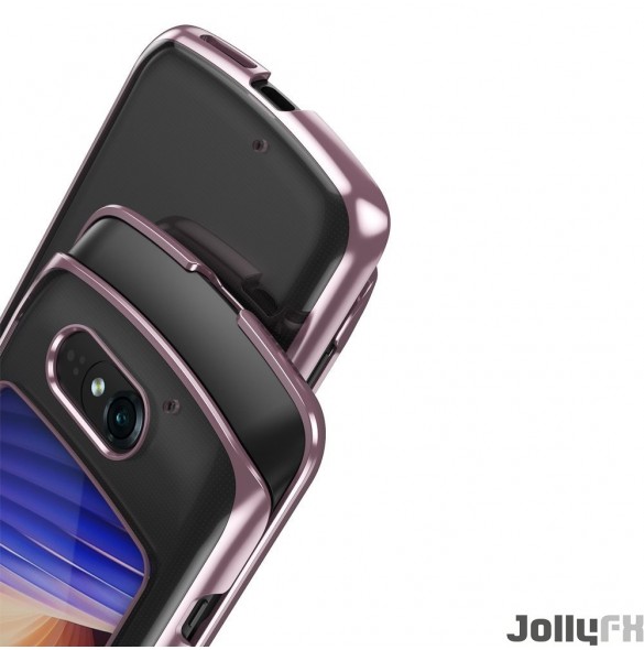 Din telefon skyddas av detta skydd från Motorola Razr 5G.