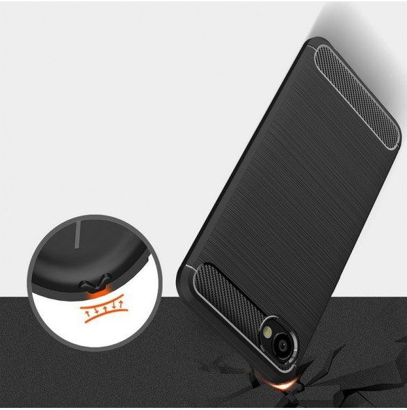 Svart och väldigt snyggt skydd till HTC Desire 12.