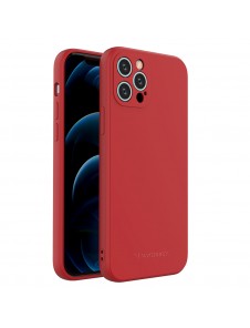 Rött och väldigt snyggt fodral iPhone 12 Pro.
