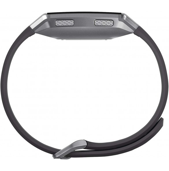 Ionic Fitbit Smartklocka med coachning, pulsmätare, GPS och musik - Grå