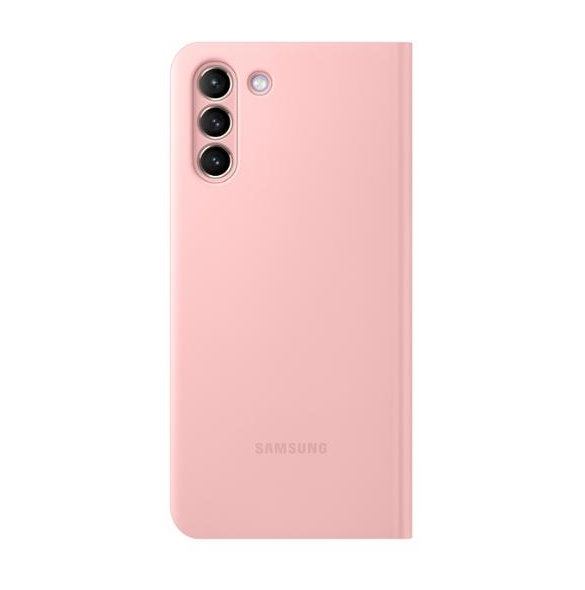 Rosa och mycket praktiskt omslag från Samsung.