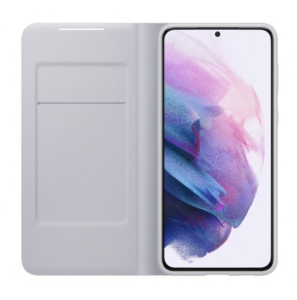 Rosa och mycket praktiskt omslag från Samsung.