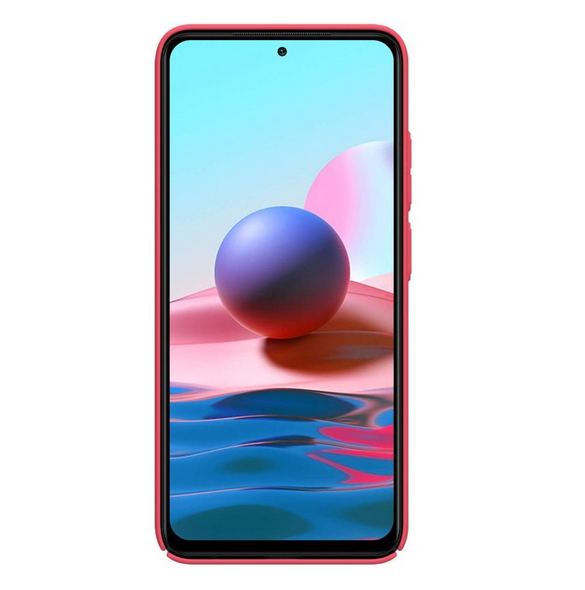 Ljusrött och mycket snyggt fodral Xiaomi Redmi Note 10 4G / 10s.