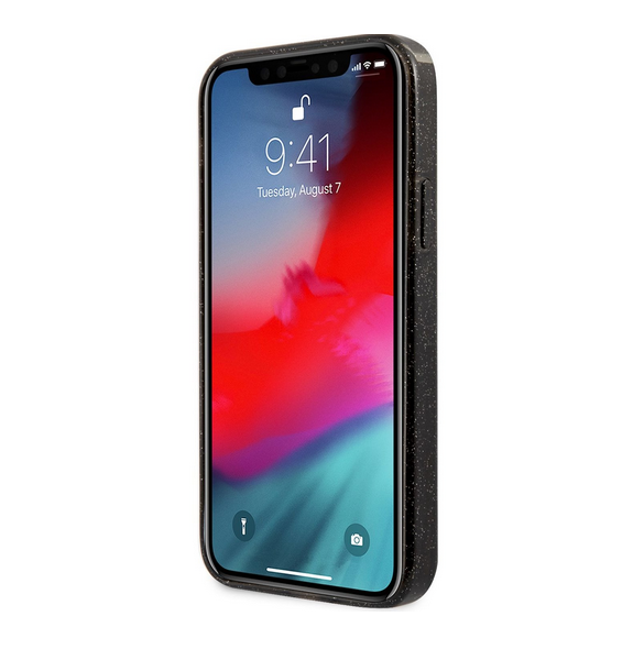 Svart och mycket snyggt fodral iPhone 12 Pro Max.