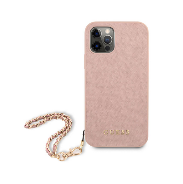 Rosa och mycket snyggt fodral iPhone 12 Pro Max.