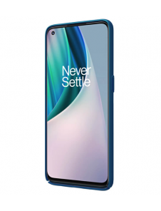 Påfågelblått och mycket snyggt fodral OnePlus Nord N10 5G.