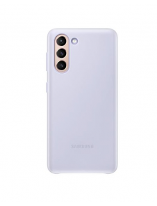 Vit och mycket snyggt skal Samsung Galaxy S21.
