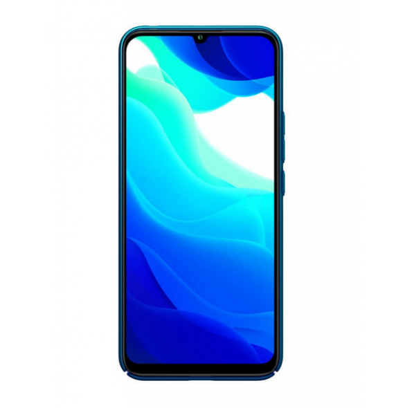 Påfågelblått och mycket snyggt fodral Xiaomi Mi 10 Lite.