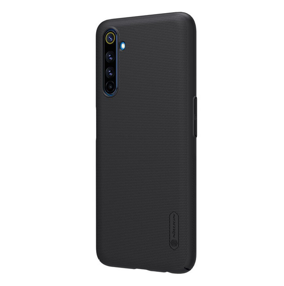 Svart och mycket elegant omslag Realme 6 Pro.
