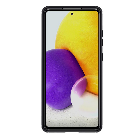 Svart och mycket snyggt fodral Samsung Galaxy A72.