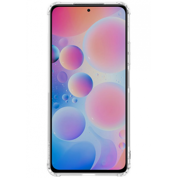 Genomskinligt och mycket elegant omslag Xiaomi Poco F3.
