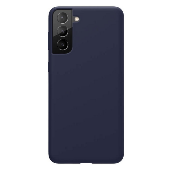 Blå och mycket snyggt skal Samsung Galaxy S21 Plus.
