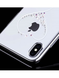 Silver och väldigt snyggt skydd till iPhone XS Max.