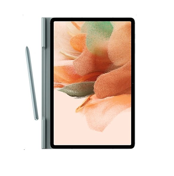 Ljusgrönt och mycket praktiskt omslag från Samsung.