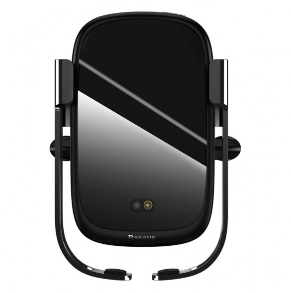 Baseus Rock Smart Vehicle Bracket Wireless Charger10W with Infrared -Black (WXHW01-01)