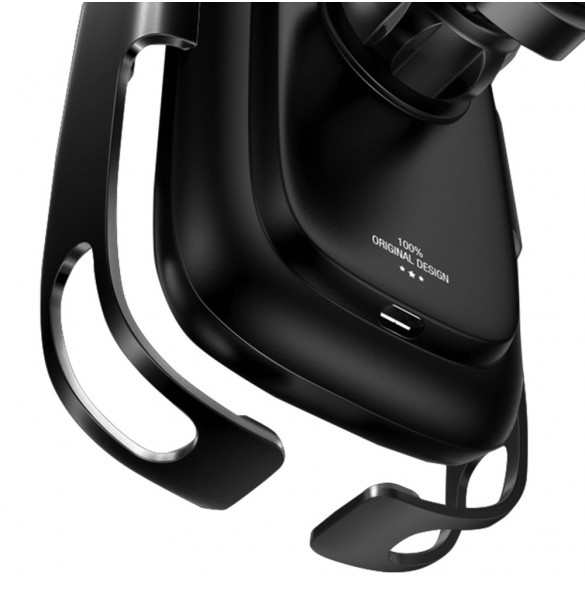 Baseus Rock Smart Vehicle Bracket Wireless Charger10W with Infrared -Black (WXHW01-01)