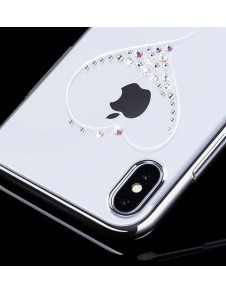 Silver och väldigt snyggt skydd till iPhone XS / X.
