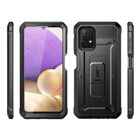 Svart och väldigt snyggt skal Samsung Galaxy A32 5G.