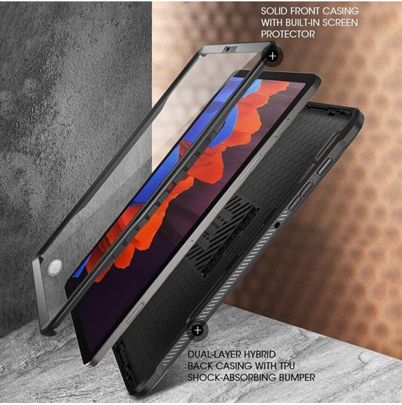 Med detta omslag kommer du att vara lugn för Samsung Galaxy Tab S7 Plus och väldigt snyggt skydd från Supcase.