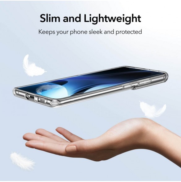 Med detta omslag kommer du att vara lugn för Samsung Galaxy S21 Ultra och väldigt snyggt skydd från ESR.