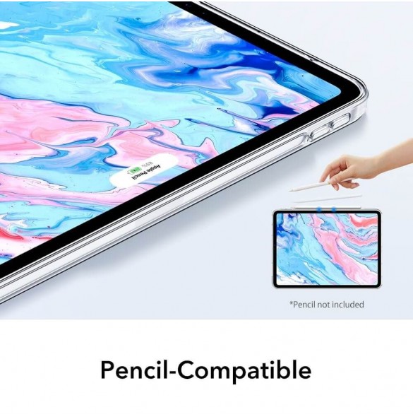 Mattklart och mycket snyggt fodral iPad Air 4 2020.