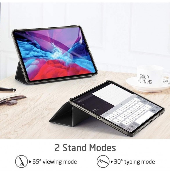 Med detta omslag blir du lugn för iPad Pro 12.9 2018/2020 och väldigt snyggt skydd från ESR.