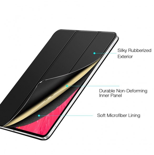Med detta omslag blir du lugn för iPad Pro 12.9 2018/2020 och väldigt snyggt skydd från ESR.