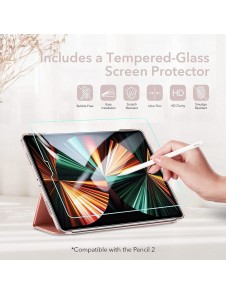 iPad Pro 12.9 2021 skyddas av detta fantastiska omslag.