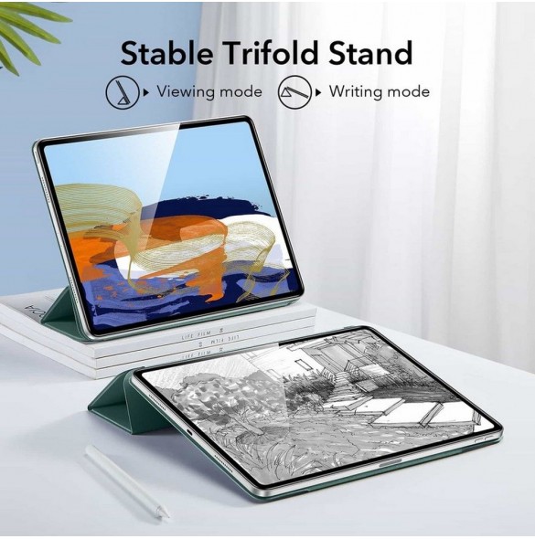 Skogsgrönt och mycket snyggt fodral iPad Pro 11 2020/2021.