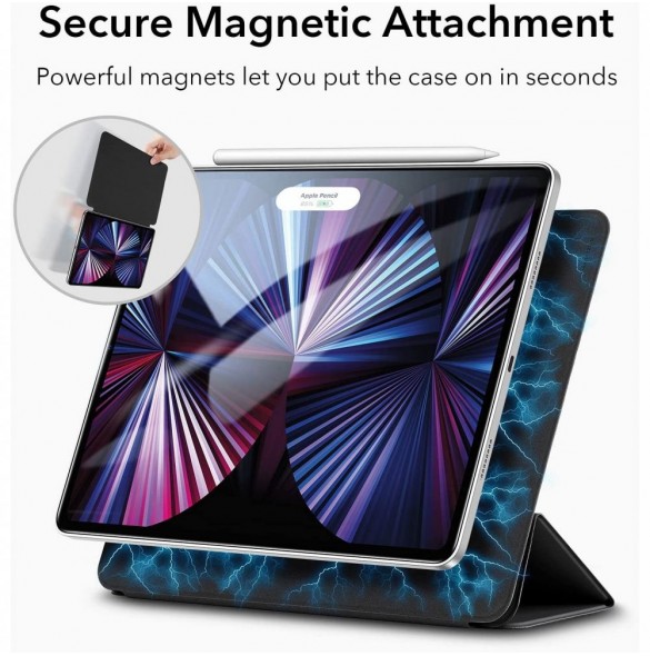 Svart och mycket snyggt fodral iPad Pro 11 2020/2021.
