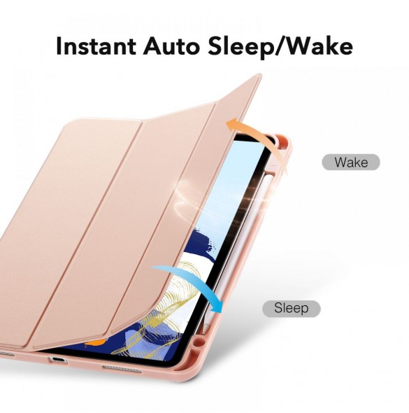 Roseguld och mycket snyggt fodral iPad Pro 11 2021.