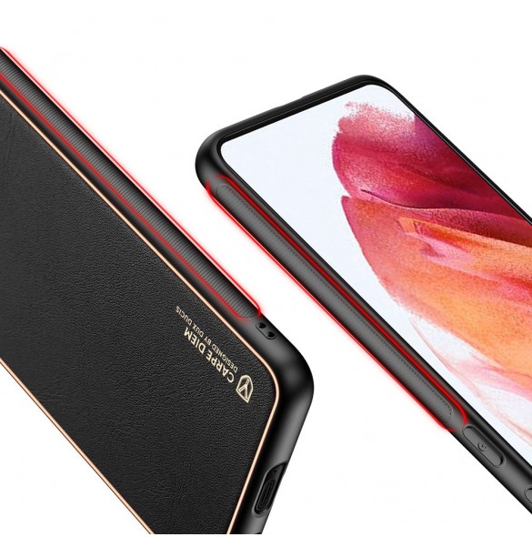 Samsung Galaxy S21 5G skyddas av detta fantastiska skal.
