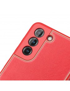 Rött och väldigt snyggt skal Samsung Galaxy S21 Plus 5G.