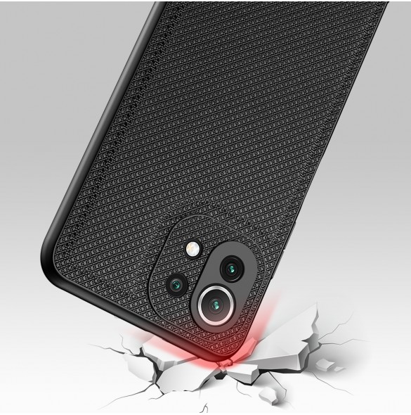 Svart och mycket snyggt fodral Xiaomi Mi 11 Lite 5G.