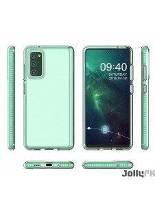 Ljusblått och mycket snyggt skal Samsung Galaxy A72 4G.