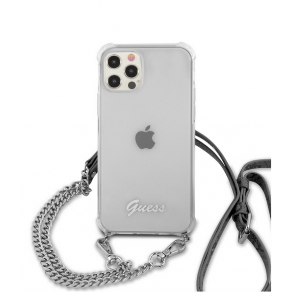 Med det här fodralet kommer du att vara lugn för iPhone 12/12 Pro och mycket snyggt skydd från Guess.