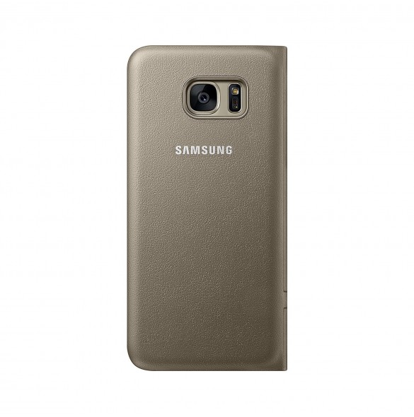 Samsung EF-NG935PFE LED View CoverPFE vikbart fodral till Samsung Galaxy S7 Edge - Guld