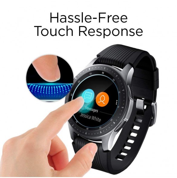 Spigen TEMPERED GLASS för Samsung Gear S3 / Galaxy Watch 46mm