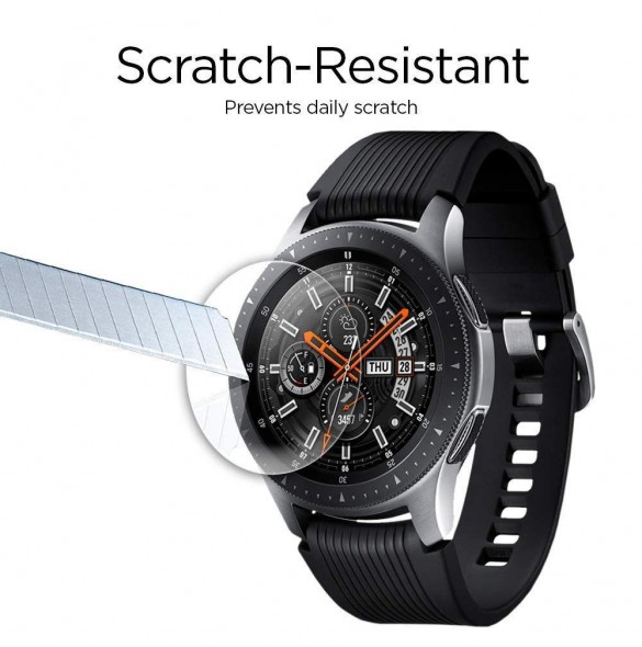 Spigen TEMPERED GLASS för Samsung Gear S3 / Galaxy Watch 46mm