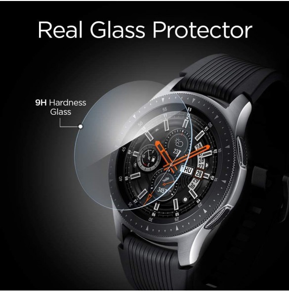 Spigen TEMPERED GLASS för Samsung Gear S3 / Galaxy Watch 46mm
