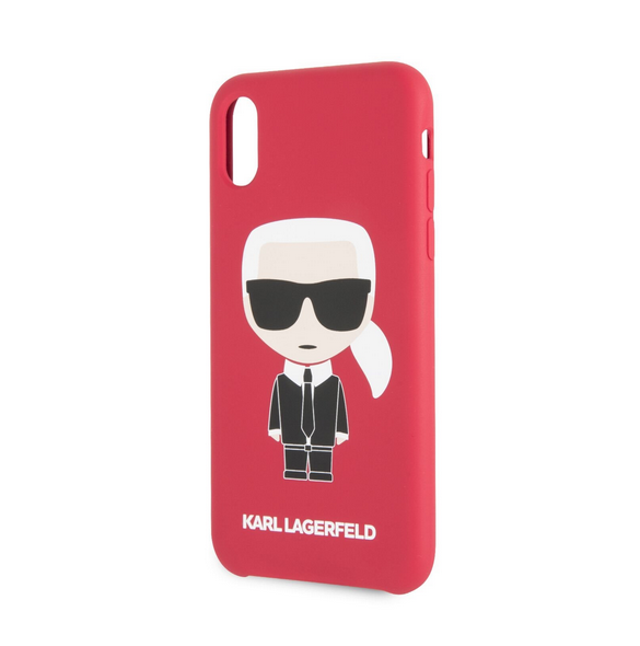 Med det här fodralet kommer du att vara lugn för iPhone X/XS och mycket snyggt skydd från Karl Lagerfeld.