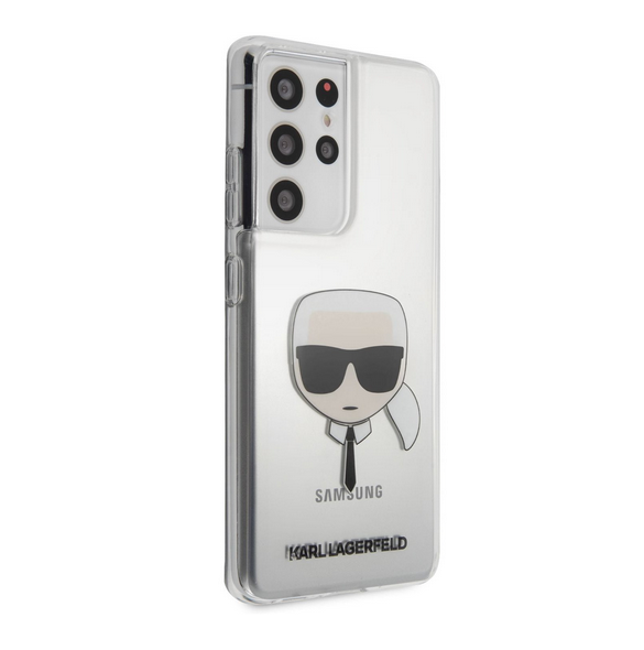 Genomskinligt och mycket praktiskt omslag från Karl Lagerfeld.