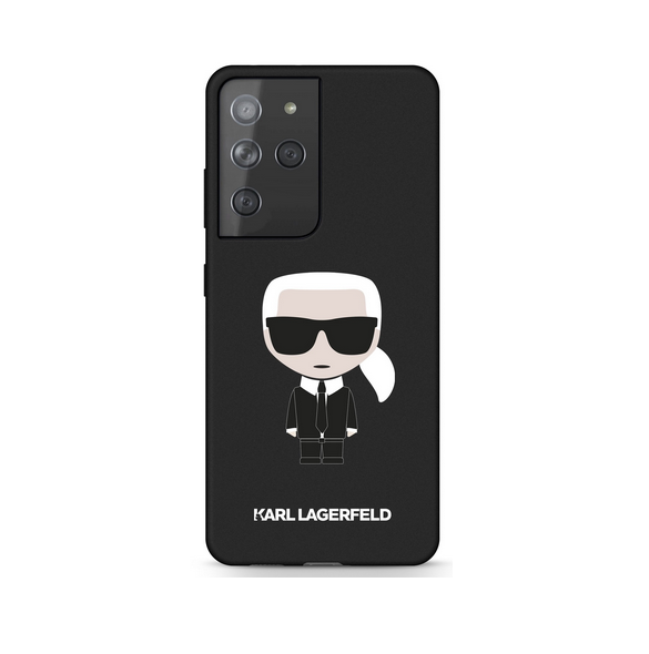 Samsung Galaxy S21 Ultra och mycket snyggt skydd från Karl Lagerfeld.