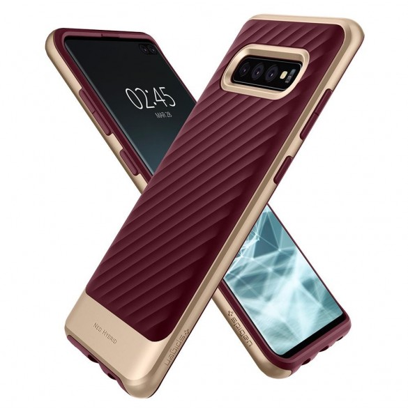 BURGUNDY och väldigt snyggt fodral till Samsung Galaxy S10.