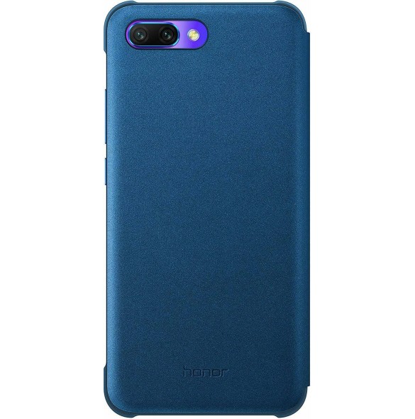 Huawei 51992479 S-View Case Vikbart Fodral Till Huawei Honor 10 - Blå